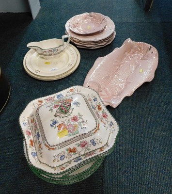 Lot 2030 - A quantity of Wayne & Sons Melba ware plates,...
