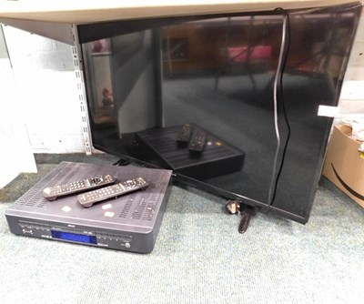 Lot 2037 - A Panasonic TX-40ES00B television, together...