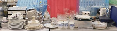 Lot 2060 - A quantity of THS hand painted dinner ware, to...