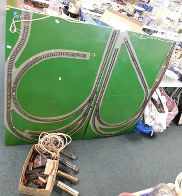 Lot 2063 - A Kettler two part electric train layout,...