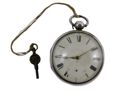 Lot 361 - A Victorian silver cased pocket watch, with a...