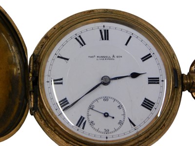 Lot 99 - A gentleman's hunter pocket watch by Thomas...