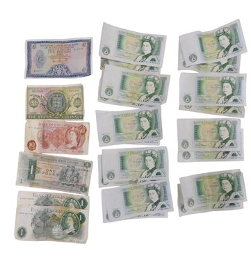 Lot 37 - Bank of England notes and others, including...