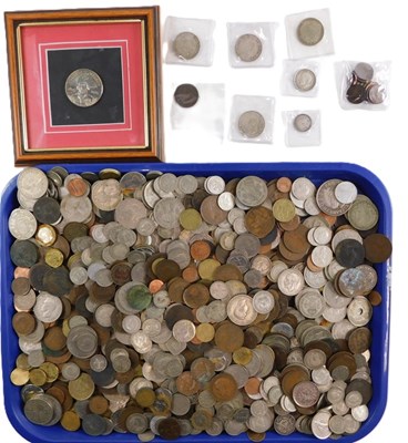 Lot 43 - Mixed coinage. (1 tray)