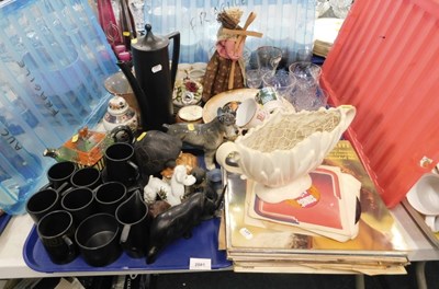 Lot 2081 - Glassware, to include tumblers, sherry glasses,...