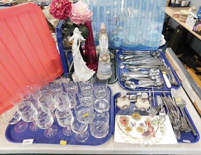 Lot 2090 - Glassware, to include wine glasses, tumblers,...