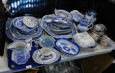 Lot 2105 - A quantity of blue and white china, to include...