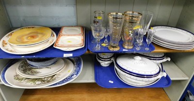 Lot 2153 - Glassware, to include commemorative glasses,...