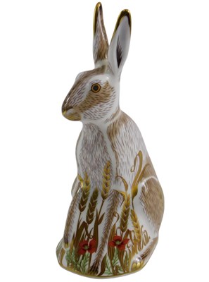 Lot 534 - A Royal Crown Derby porcelain paperweight...