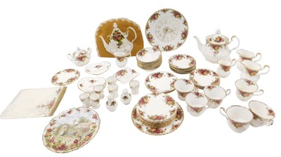 Lot 17 - A Royal Albert Old Country Roses pattern part...