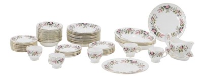Lot 564 - A Wedgwood Hathaway Rose pattern part tea and...