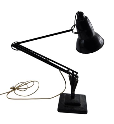 Lot 570 - A black painted Anglepoise type lamp, possibly...