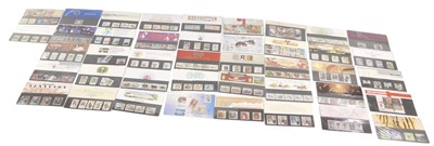 Lot 583 - Forty-one Royal Mint mint stamps, presentation...
