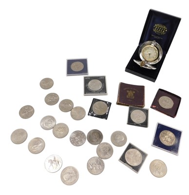 Lot 485 - Twenty-four Elizabeth II commemorative crowns.