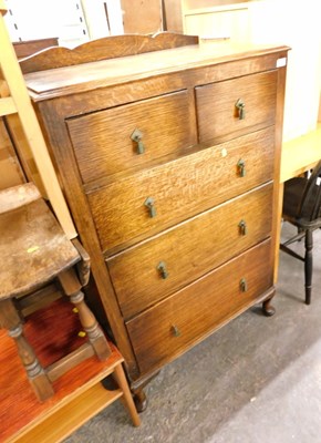 Lot 1514 - An early 20thC Art Deco style oak bedroom...