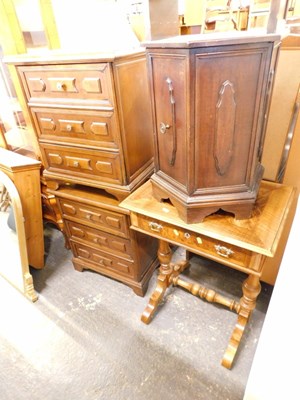 Lot 1529 - A group of furniture, to include two oak...
