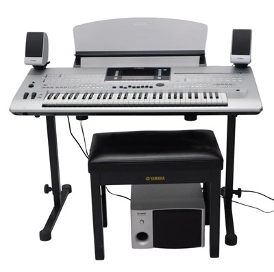 Lot 830 - A Yamaha Tyros 4 digital workstation keyboard,...