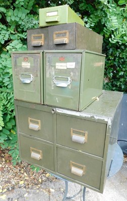 Lot 1597 - A quantity of engineers' drawers, by Roneo and...
