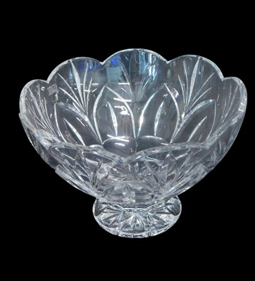 Lot 654 - A Waterford crystal Marquise Canterbury centre...