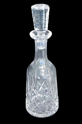 Lot 663 - A Waterford crystal Lismore wine decanter,...