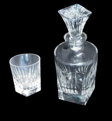 Lot 664 - A Waterford crystal Clarion spirits decanter,...