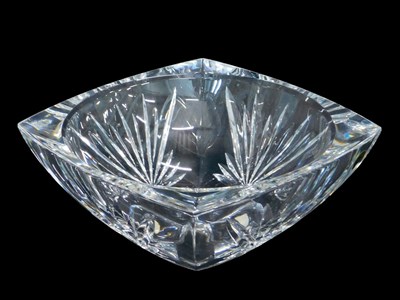 Lot 668 - A Waterford crystal Palm bowl, 25cm wide, boxed.