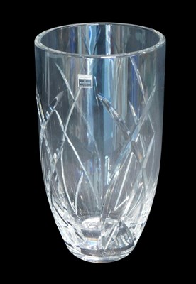 Lot 671 - A John Rocha for Waterford crystal vase, cross...