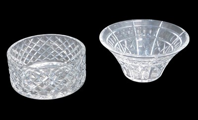 Lot 682 - Two Waterford crystal bowls, comprising an...