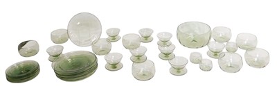 Lot 691 - A 1930s Whitefriars dinner service, for eight...