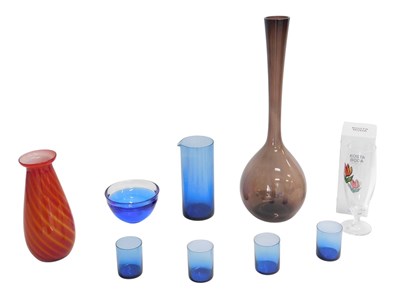 Lot 692 - Various Scandinavian glassware, to include...