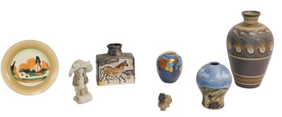 Lot 693 - A group of Studio and other pottery, to...