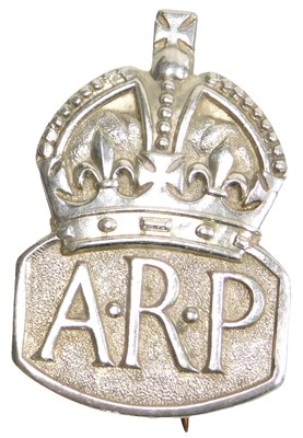 Lot 61 - A World War II silver Air Raid Precautions...
