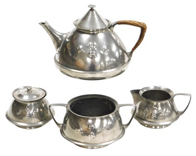 Lot 92 - An early 20thC Liberty & Company Tudric pewter...