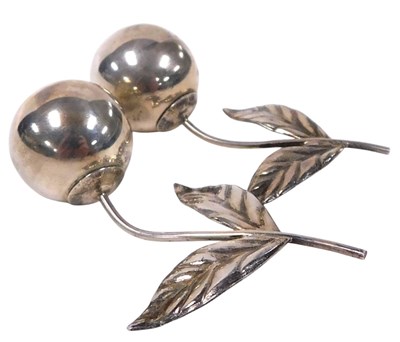 Lot 223 - A pair of salt and pepper shakers, possibly...