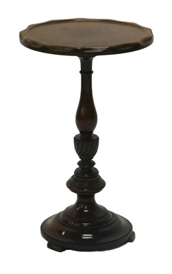 Lot 876 - A mahogany occasional table, the circular...