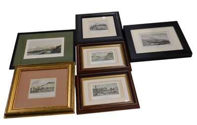Lot 629 - A quantity of topographical prints, to include...