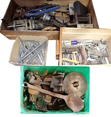 Lot 791 - A group of various tools, to include vices,...