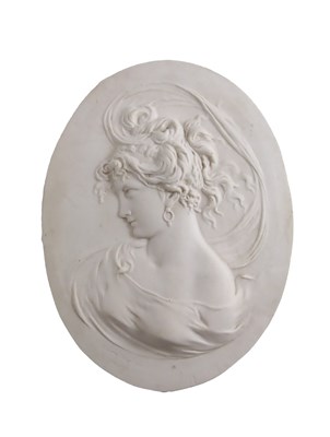 Lot 641 - After G Leafini. A reconstituted marble plaque,...