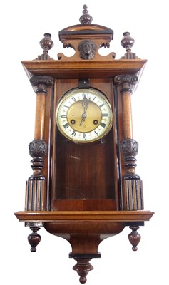 Lot 642 - A late 19th/early 20thC Vienna walnut and...