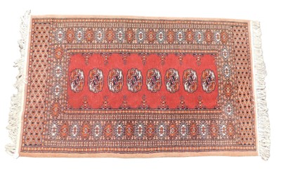 Lot 773 - A Pakistani Afghan type rug, with a design of...