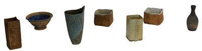 Lot 780 - A collection of Studio pottery vases, and a...