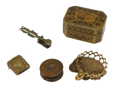 Lot 514 - A late Victorian boxwood cotton reel box for...