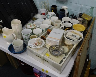 Lot 2170 - Miscellaneous china and effects, breakfast...