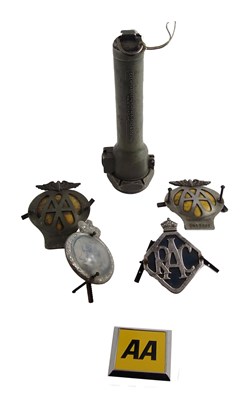 Lot 898 - A GEC aluminium approved safety torch, and...