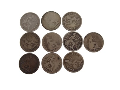 Lot 486f - A small collection of Victorian groats,...