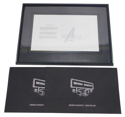 Lot 345 - Bob Dylan (b.1941). Mondo Scripto - Forever...