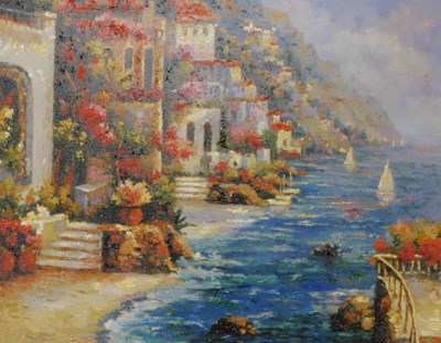 Lot 597 - Attributed to Chas A Challini (20thC)....