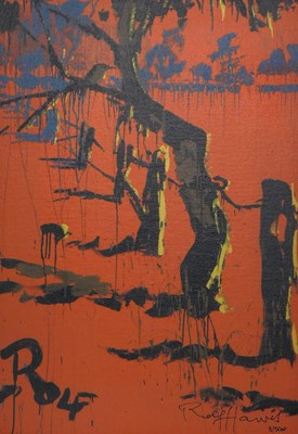 Lot 376 - Rolf Harris (1930-2023). Kookaburra at Dusk,...