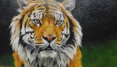 Lot 379 - Stephen Gayford (b.1954). Indian Sentinel, oil...