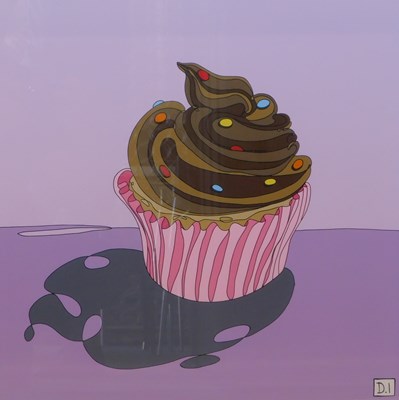 Lot 392 - Dylan Izaak (b.1971). Cupcake I, acrylic,...